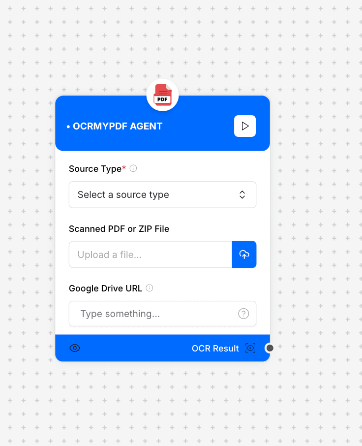 OCRMYPDF Agent Component