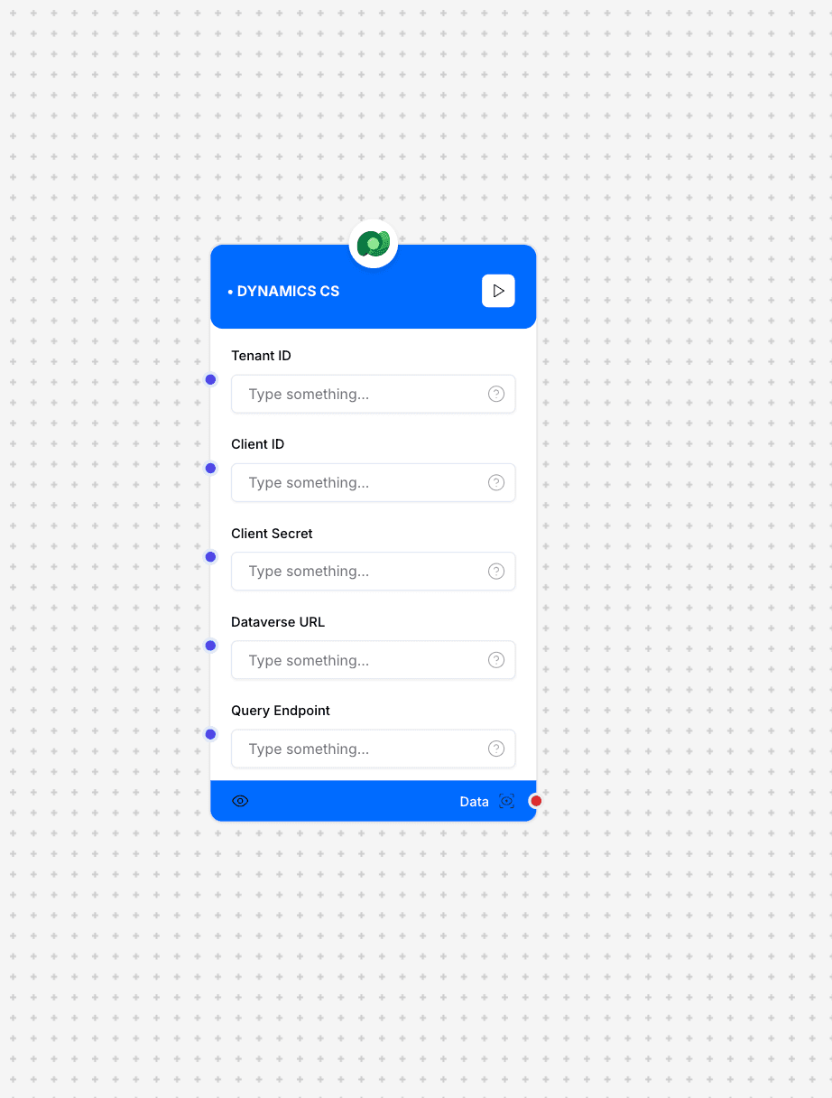 Dynamics CRM Connector Interface